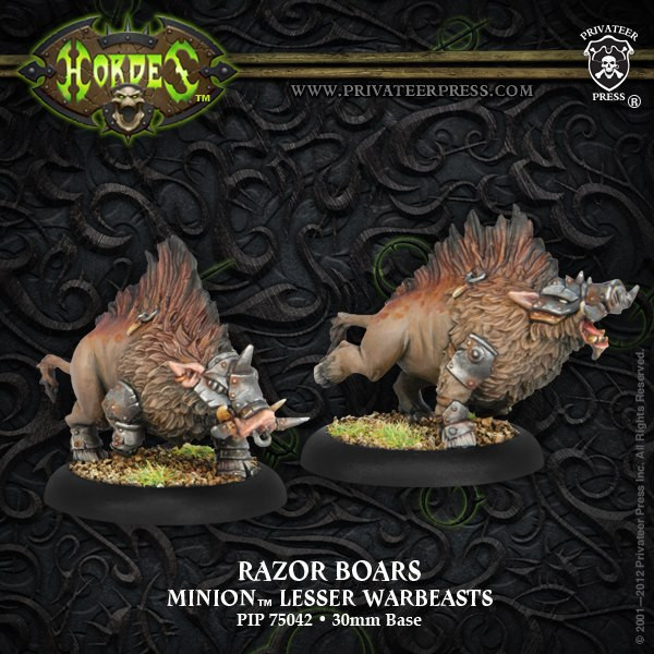 Hordes: Minions (75042): Razor Boars Lesser Warbeasts 