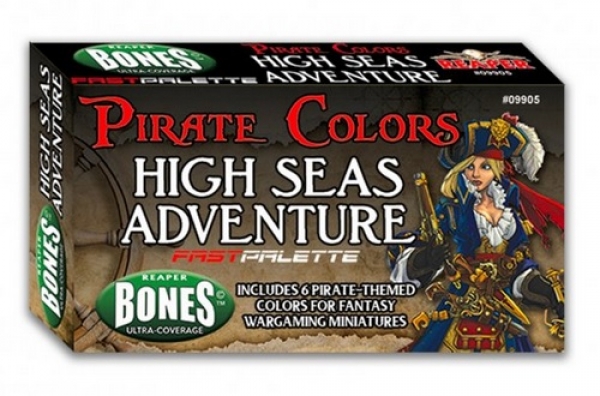 Reaper Fast Palette Paint Set: Pirate Colors - Seas of Adventure 