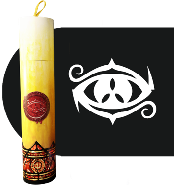 Ritual Candle Dice Tube: Eye of Chaos 
