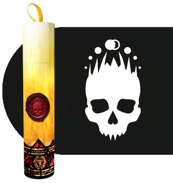 Ritual Candle Dice Tube: Mark of the Necronomicon 