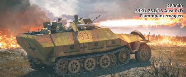 Rubicon Models (1/56 scale 28mm): SdKfz 251/16 Ausf C/D (EXPANSION KIT) 