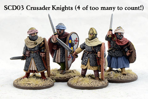 SAGA: The Crescent & The Cross: Crusader Knights on Foot (Hearthguards) 