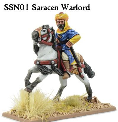 SAGA: The Crescent & The Cross: Saracen Mounted Warlord (Unarmored) 