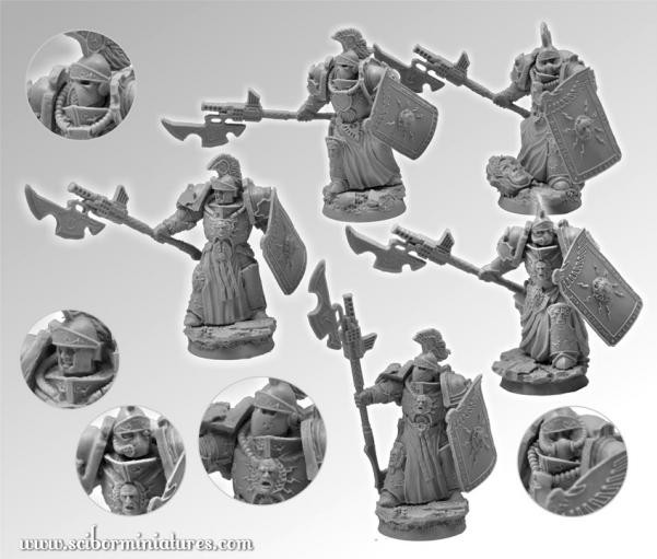 Scibor Monstrous Miniatures: SF Roman Legionaries Set 2 