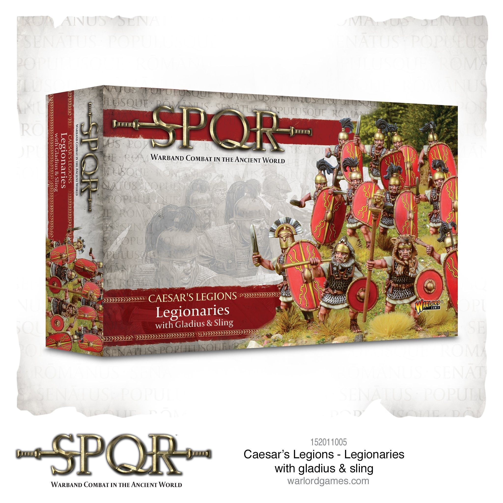 SPQR: Caesars Legions: Legionaries with Gladius & sling 