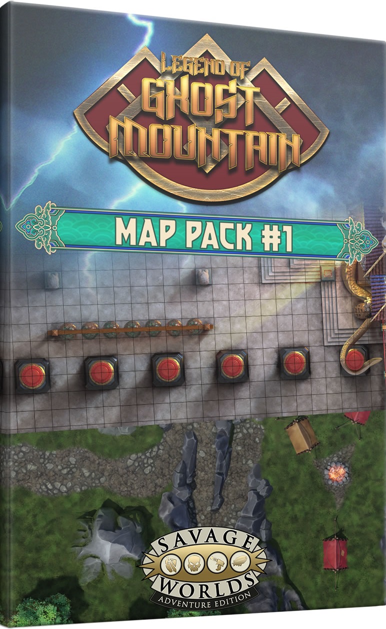 Savage Worlds: Legend of Ghost Mountain Map Pack 1 