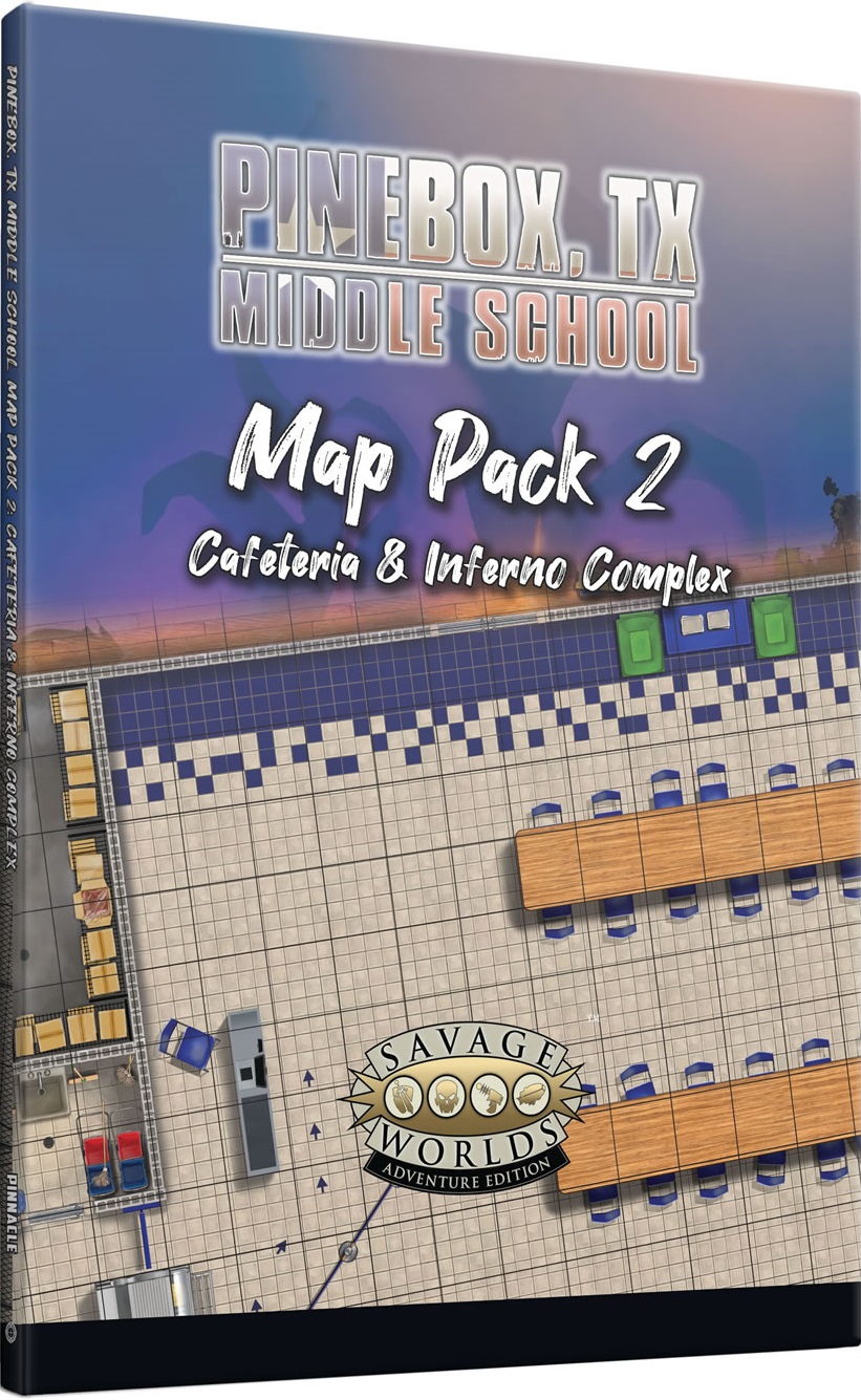 Savage Worlds: Pinebox Middle School: Map Pack 2 