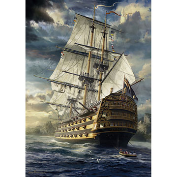 Schmidt Spiele Puzzles (1000): Sails Set (DAMAGED) 
