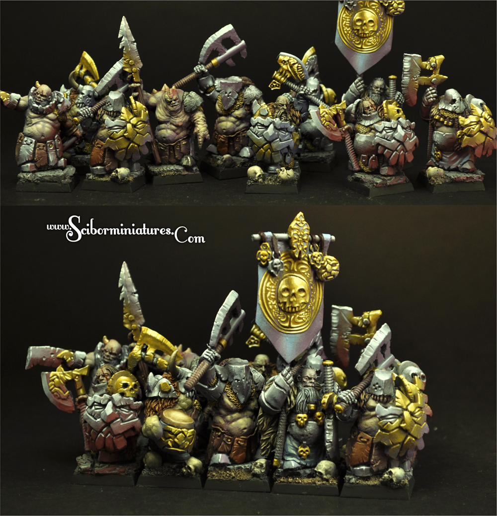 Scibor Monstrous Miniatures: Moscals Army- Riff Raff Evil Dwarves (10) 
