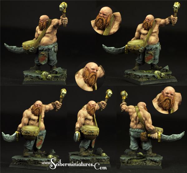 Scibor Monstrous Miniatures: Ogre Drummer 