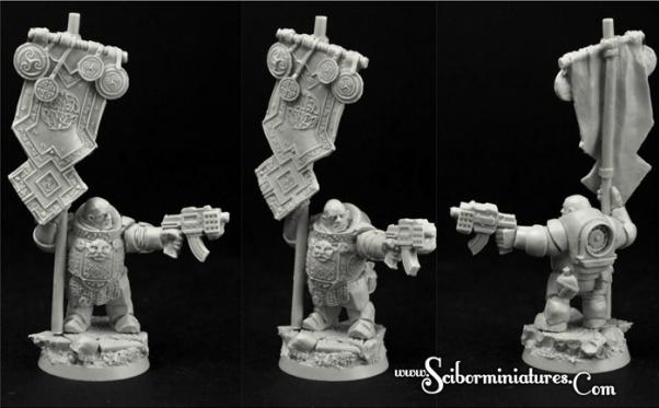 Scibor Monstrous Miniatures: SF Dwarf Marine #6 