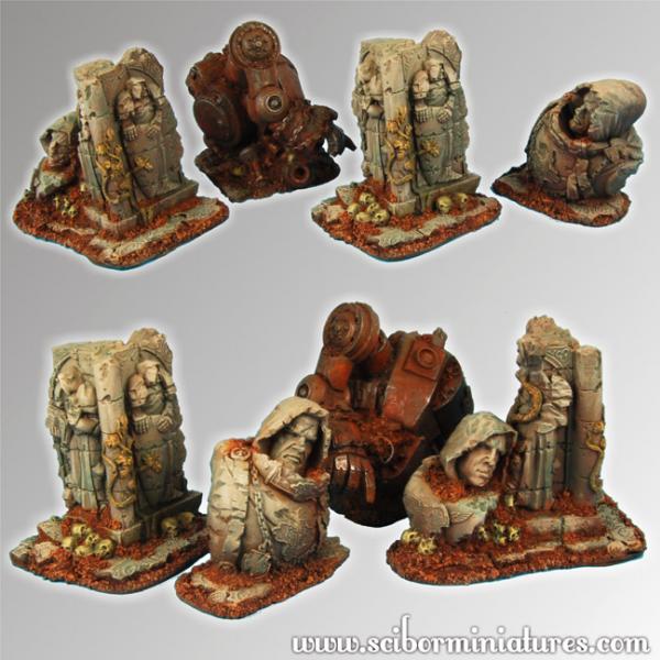 Scibor Monstrous Miniatures: Templar Ruins Terrain 