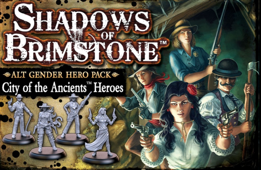 Shadows of Brimstone: City of the Ancients: Alternate Gender Hero Pack: City of he Ancients Heroes 