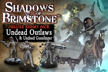 Shadows of Brimstone: Deluxe Enemy Pack: Undead Outlaws & Undead Gunslinger 