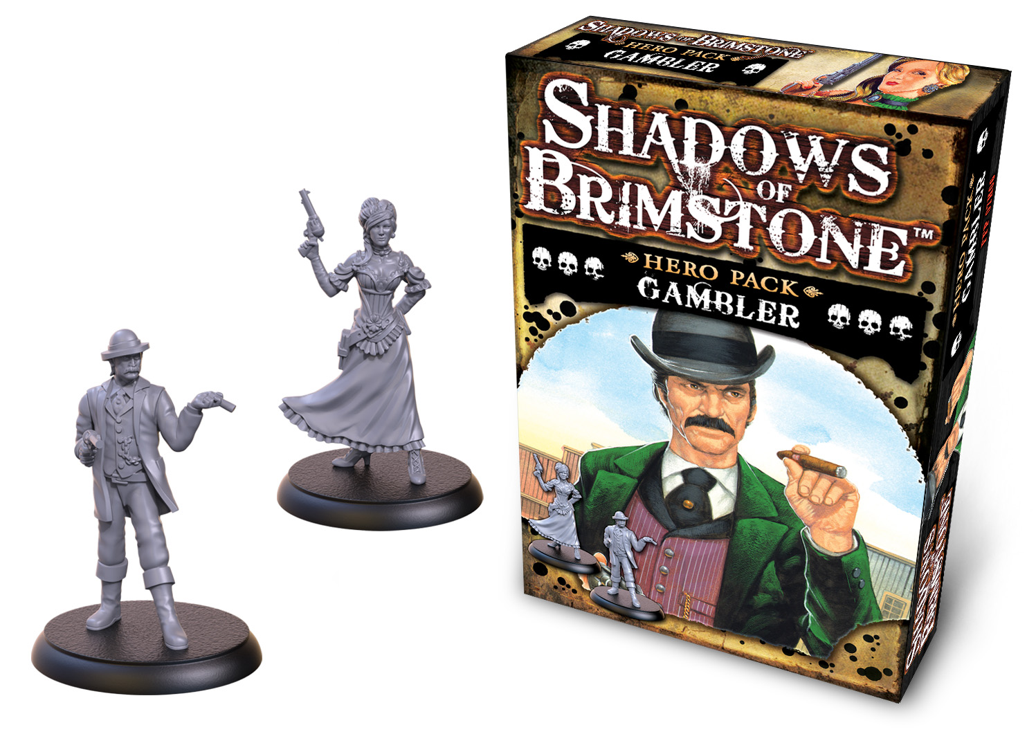 Shadows of Brimstone: Hero Pack: Gambler  