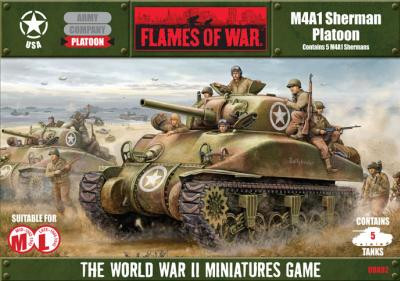 Flames of War: USA: M4A1 Sherman Platoon 
