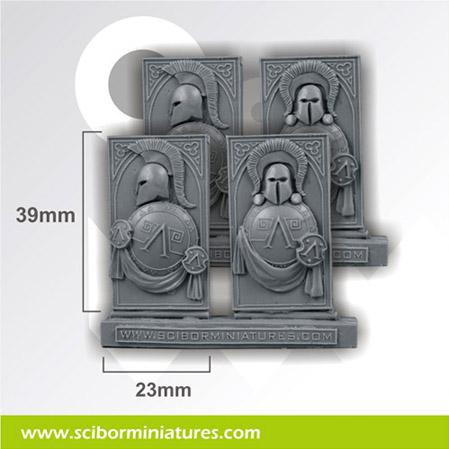 Scibor Monstrous Miniatures: Spartan Reliefs (4) 
