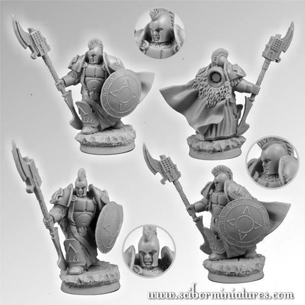 Scibor Monstrous Miniatures: Spartan SF Veteran #1 