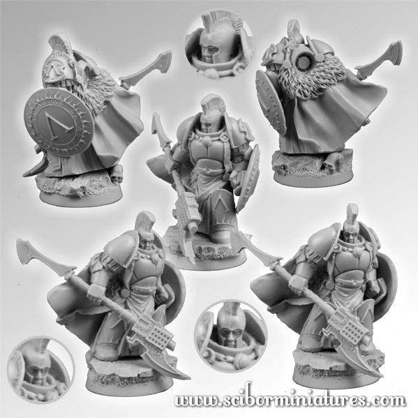 Scibor Monstrous Miniatures: Spartan SF Veteran #2 