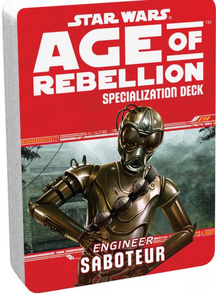Star Wars Age of Rebellion: Specialization Deck- Engineer Saboteur (SALE) 