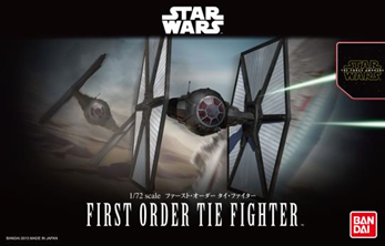 Star Wars Bandai Kit: 1/72 First Order TIE Fighter 
