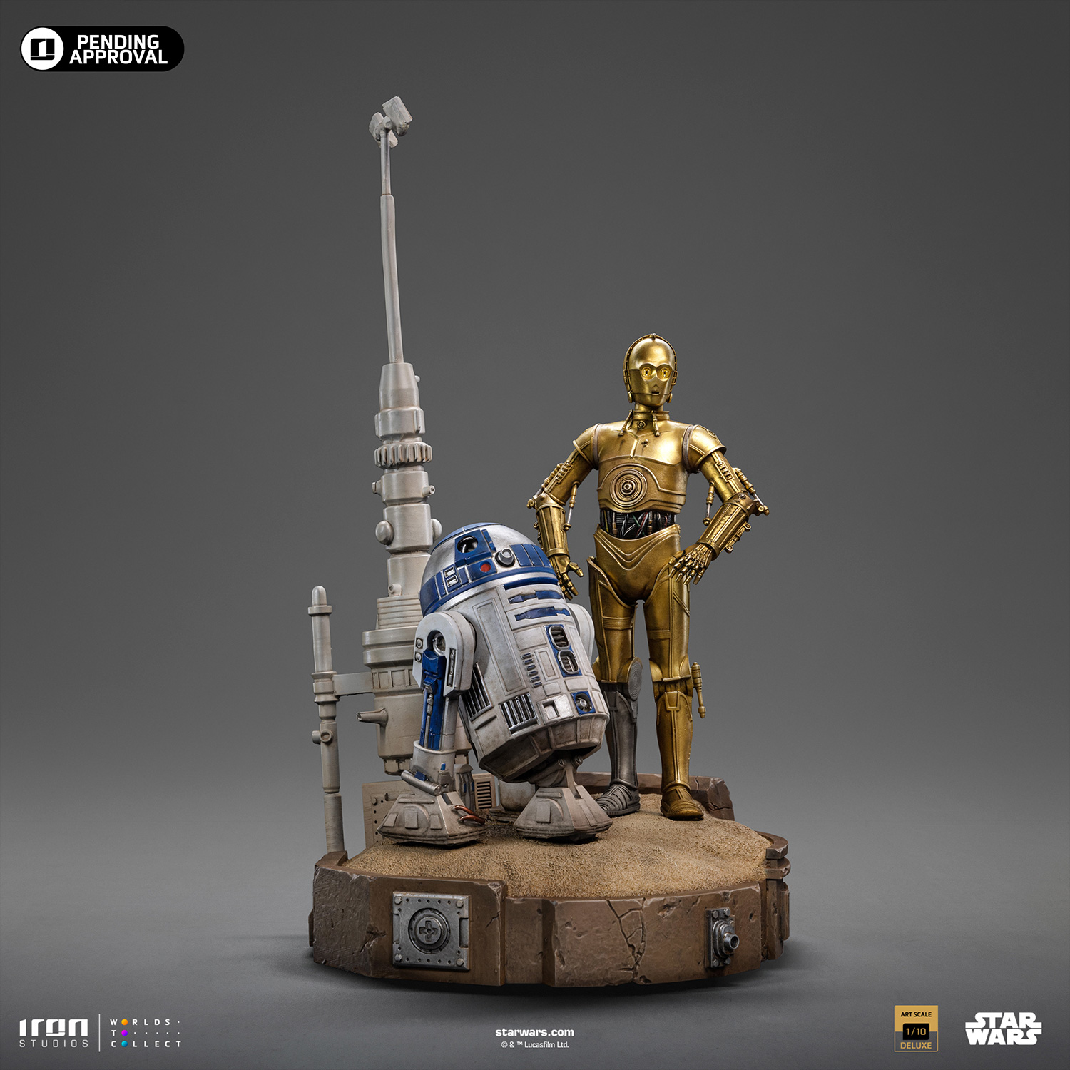 Star Wars C-3PO and R2D2 Deluxe 1:10 Scale 
