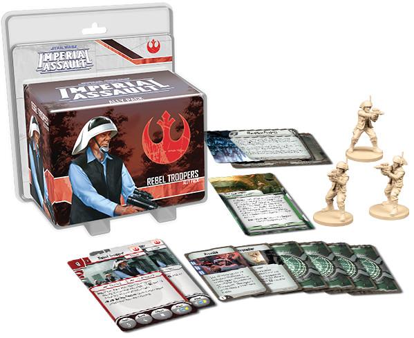 Star Wars Imperial Assault: Rebel Troopers Ally Pack 