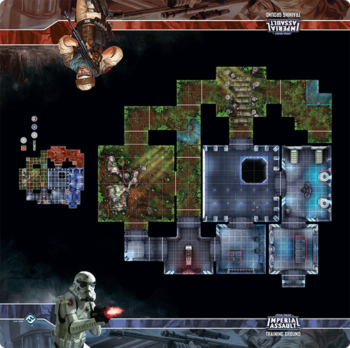 Star Wars Imperial Assault: Skirmish Map: Training Ground 