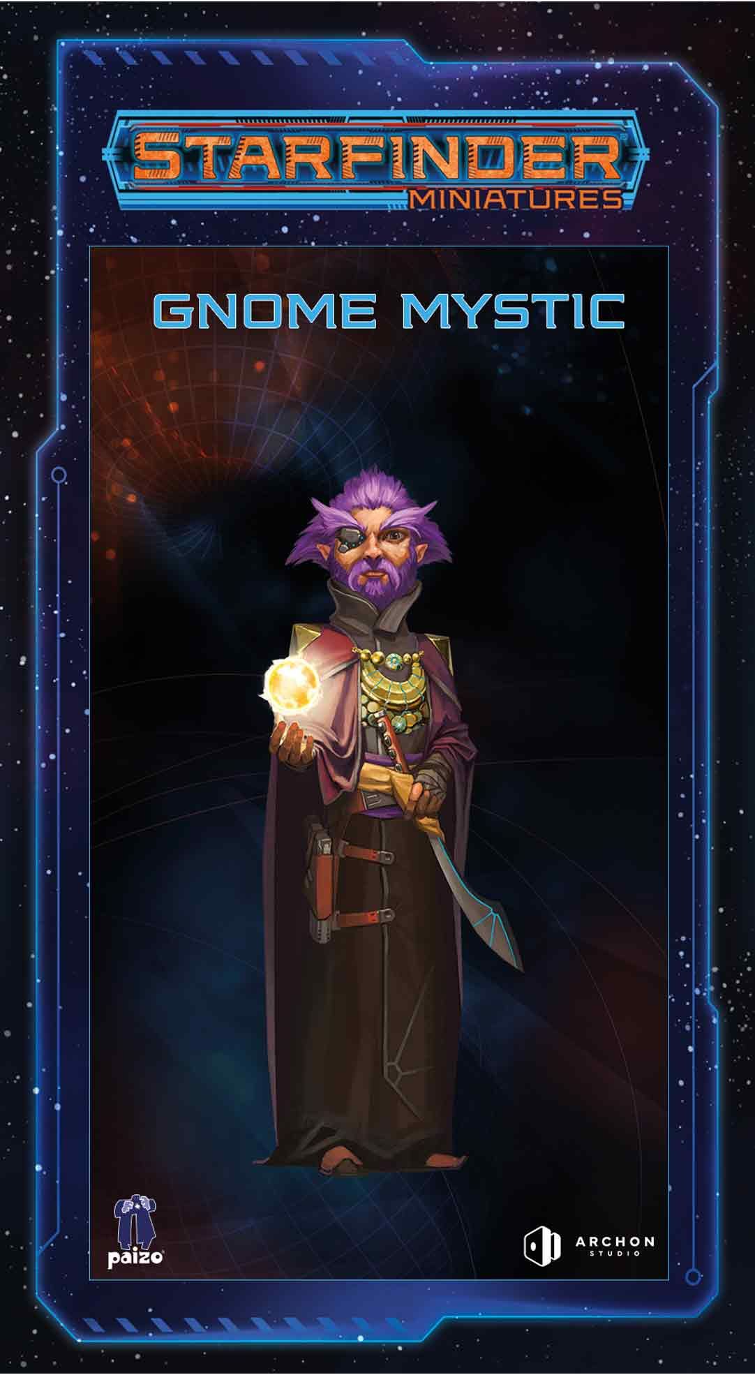 Starfinder Masterclass Miniatures: Gnome Mystic 