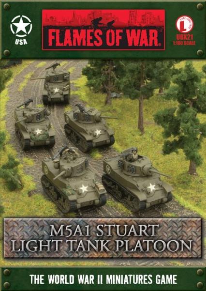 Flames of War: USA: M5A1 Stuart Light Tank Platoon 