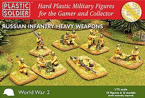 Plastic Soldier Company: 1/72 Russian: Summer Uniform Heavy Weapons 