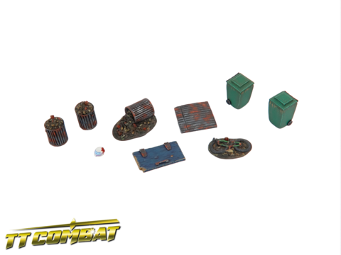 TT Combat Terrain: City Accessories - Backalley Accessories 4 