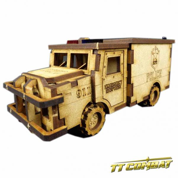 TT Combat Terrain: City Scenics - Police Truck 