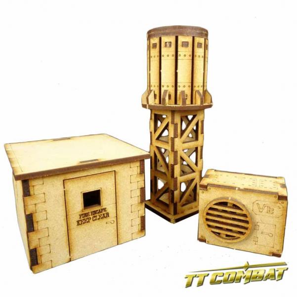 TT Combat Terrain: City Scenics - Rooftop Accessories 