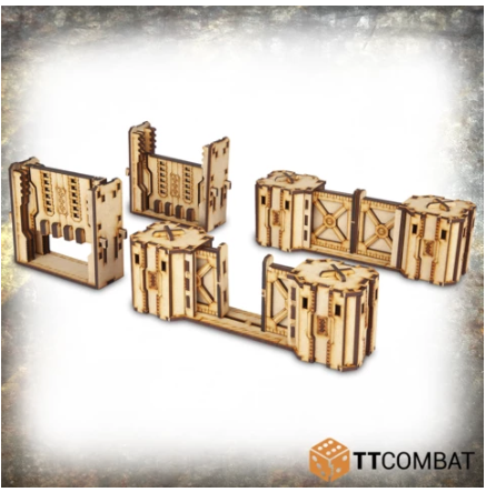 TT Combat Terrain: Industrial Hive- Iron Labyrinth Doors 