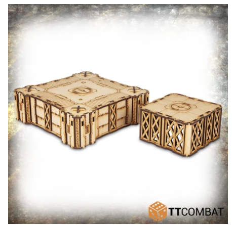 TT Combat Terrain: Industrial Hive- Iron Labyrinth Floors 