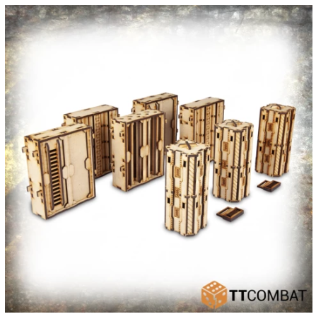 TT Combat Terrain: Industrial Hive- Iron Labyrinth High Walls 