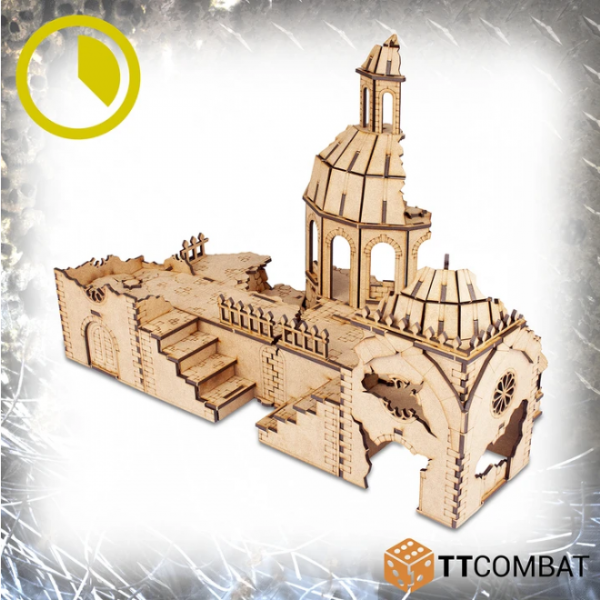 TT Combat Terrain: Sci-fi Scenics - Ruined Convent Cathedral 