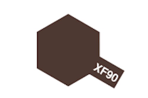 Tamiya Acrylic Flat Paint 10ml: XF-90 Red Brown 2 