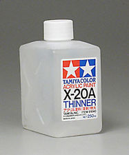 Tamiya Acrylic Paint 250ml: X-20AEL Thinner 