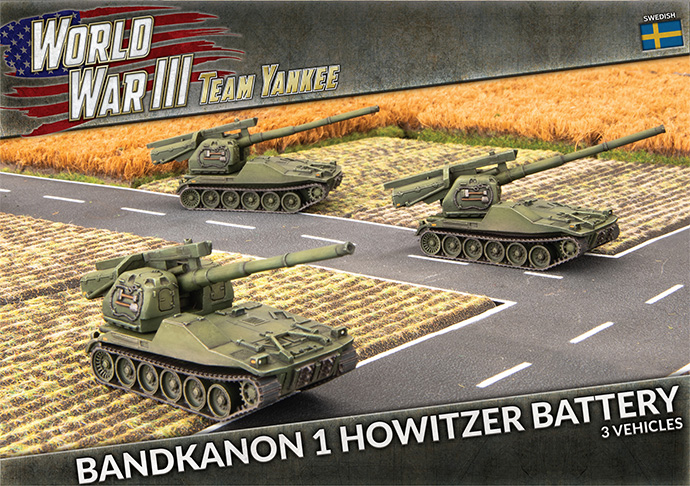 Team Yankee: Swedish: Bandkanon 1 Howitzer Battery (3) 
