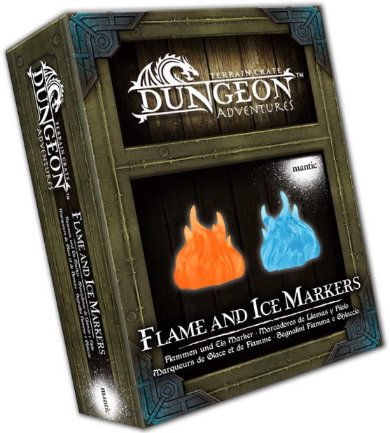 Terrain Crate: Dungeon Adventures: Flame and Ice Markers 