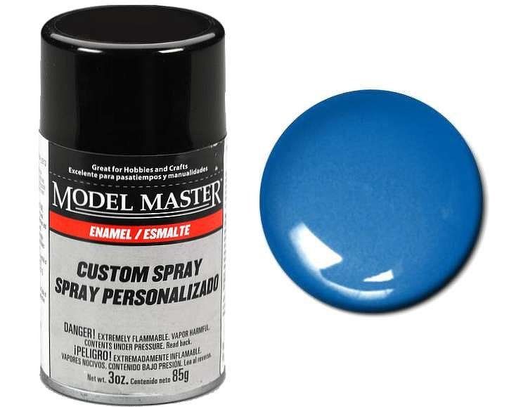 Testors Auto Enamel Sprays: Bright Light Blue - Gloss 