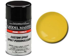 Testors Auto Enamel Sprays: Dark Yellow - Gloss 
