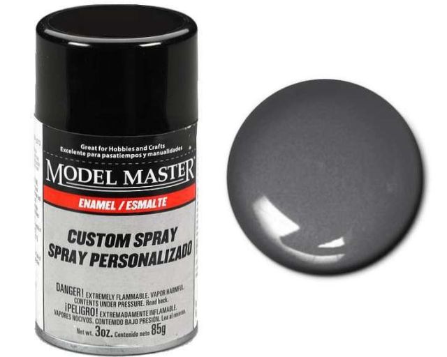 Testors Auto Enamel Sprays: Gray Metallic - Gloss 