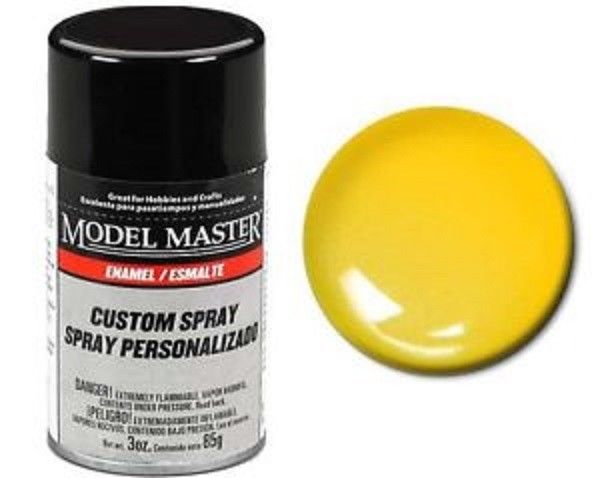 Testors Auto Enamel Sprays: Yellow Pearl - Gloss 