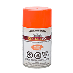 Testors CreateFX Spray: Fluorescent Orange 