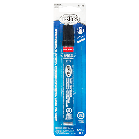 Testors Enamel Paint Marker- Dark Blue - Gloss 
