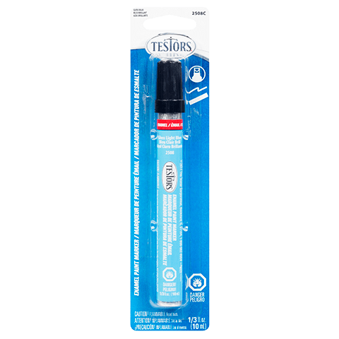 Testors Enamel Paint Marker- Light Blue Gloss 