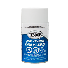 Testors Enamel Spray- Flat: White 